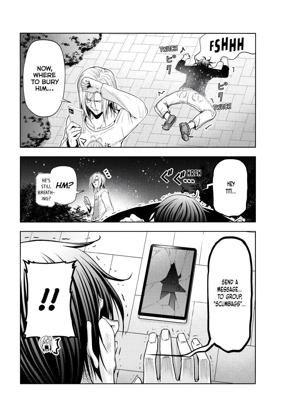Grand Blue Manga Chapter 98 page 10 - Risk Factor scene